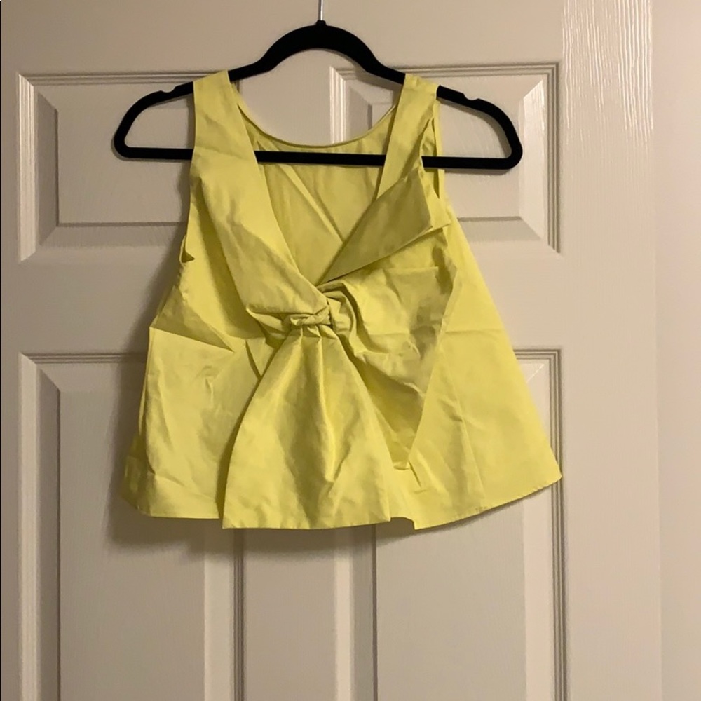 Zara Crop with Bow Back Detail